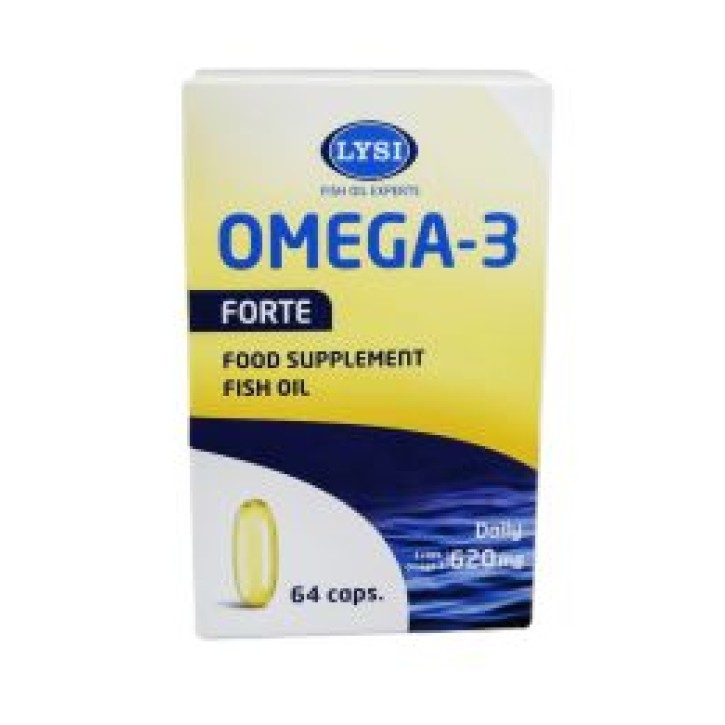 LYSI OMEGA-3 FORTE ZIVJU EĻĻA 1000mg kapsulas N64